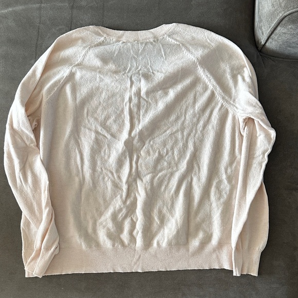 Primark Cream V Neck Sweater L - Picture 3 of 3